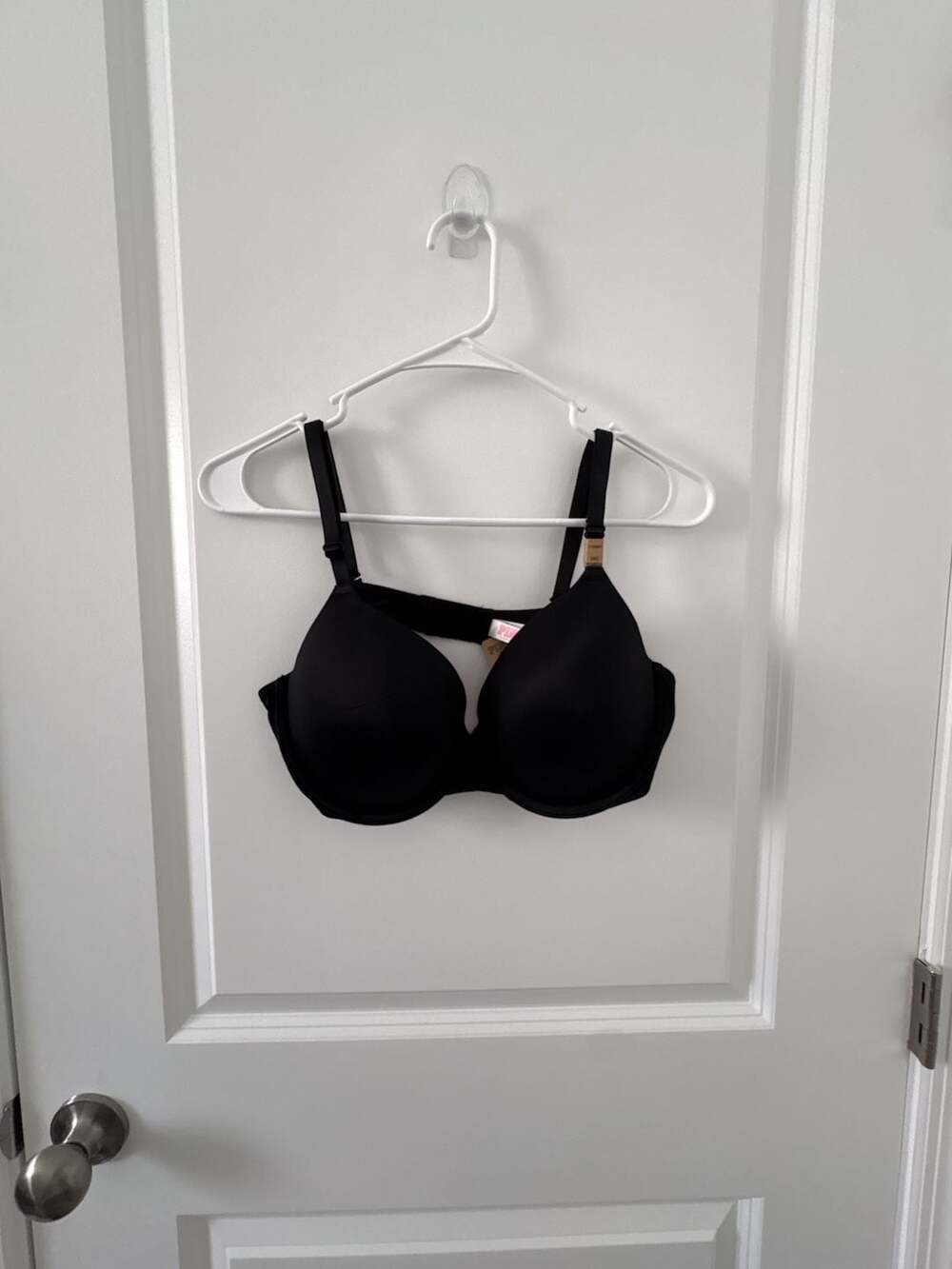 Victoria's Secret PINK T-Shirt Lightly Lined Bra 38C Black